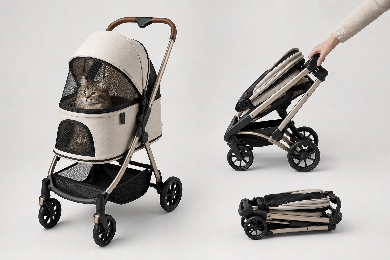 Nova S kompakt kattvagn